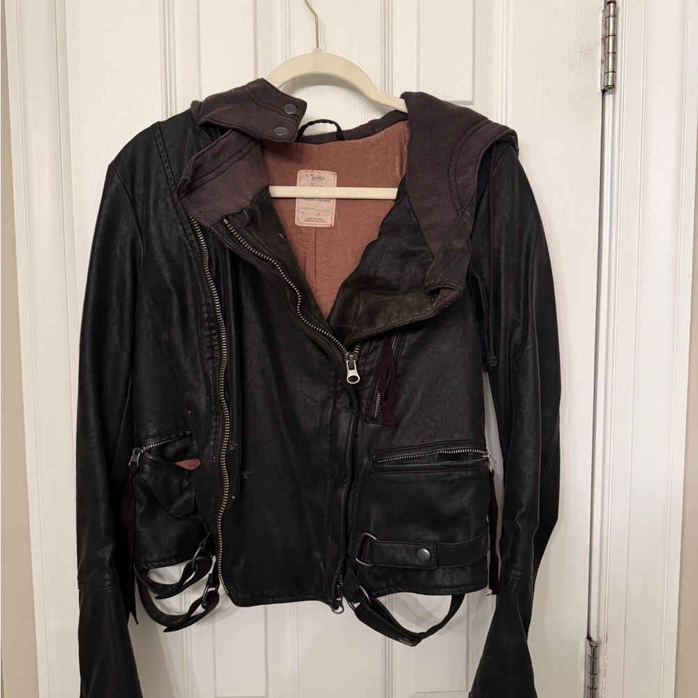 Free People Leather Jacket